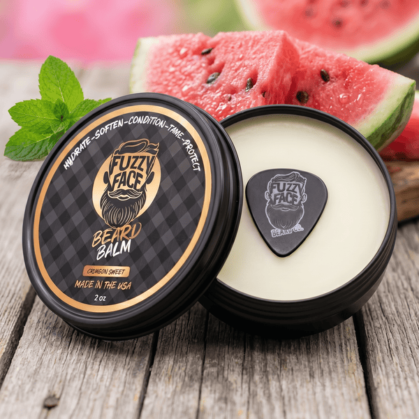 CRIMSON SWEET - Beard balm for men - 2oz USA Made - Fuzzy Face Beard Co.