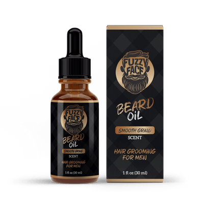 Fuzzy Face Beard Oil - Smooth Grind - 1oz Premium Blend USA Made - Fuzzy Face Beard