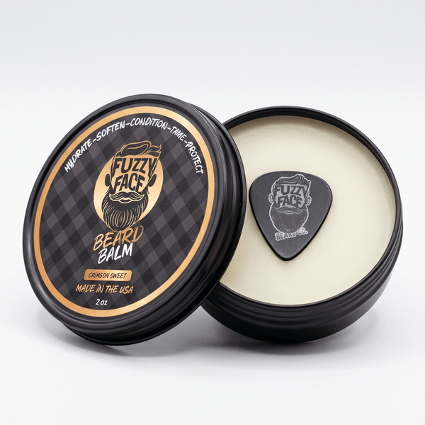 CRIMSON SWEET - Beard balm for men - 2oz USA Made - Fuzzy Face Beard Co.