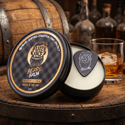 KENTUCKY BOURBON - Beard Balm for Men (2oz) USA Made - Fuzzy Face Beard Co.