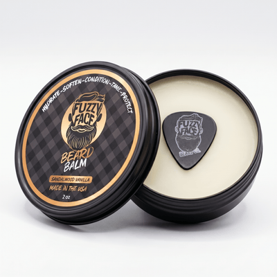 SANDALWOOD VANILLA - Beard Balm for Men – 2oz Made in USA - Fuzzy Face Beard Co.